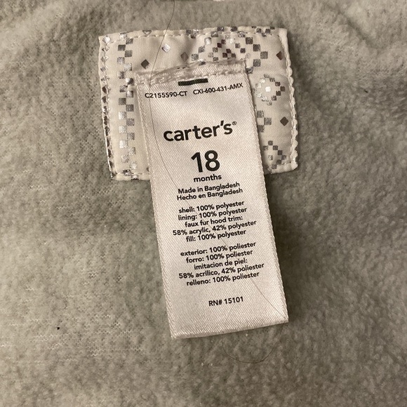 Carter’s Winter Coat - Picture 6 of 6